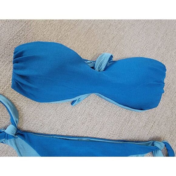 Kiwi Saint-Tropez Blue Bandeau Bikinis 8 - Picture 5 of 8